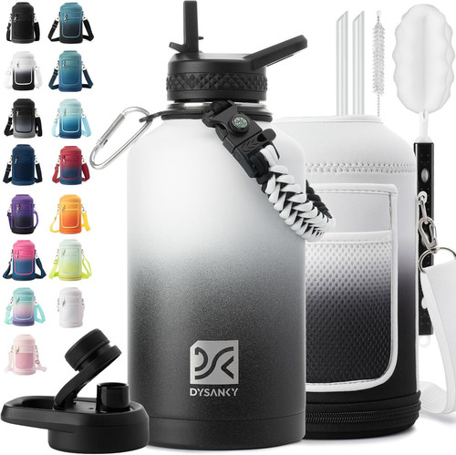 Insulated sports water bottle - water,