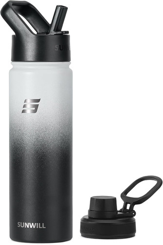 Stainless steel water bottle - stainless,