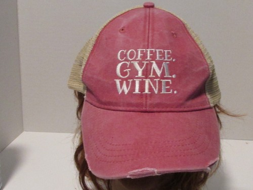 Pink coffee gym wine - pink, "coffee,
