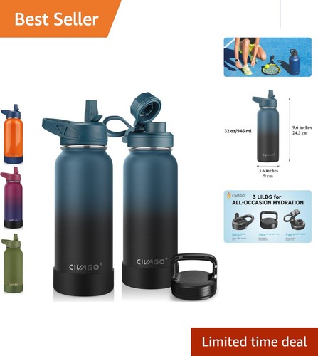 Insulated water bottle - water,