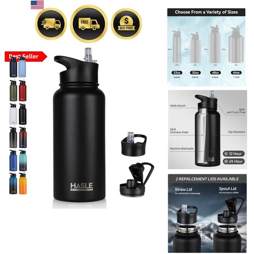 Insulated water bottle 32oz - insulated,